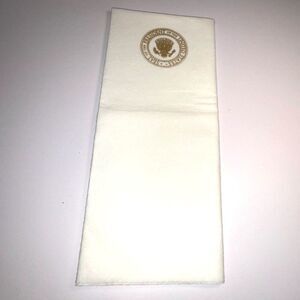 White House Keepsake; napkin/paper napkin Presidential Seal